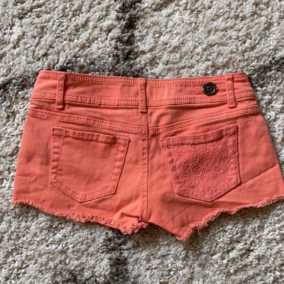 ORANGE SHORTS - Picture 2 of 3